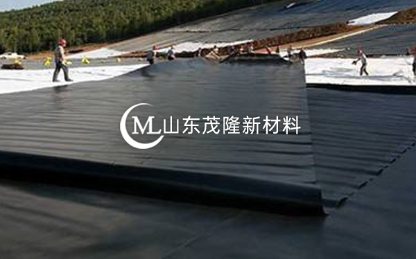 《引江濟淮C001標(biāo)工區(qū)》土工膜、塑料盲溝施工